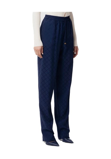 Pantalone Elisabetta Franchi donna  PA09152E2 DC8 blu ELISABETTA FRANCHI | Pantaloni | PA09152E2DC8